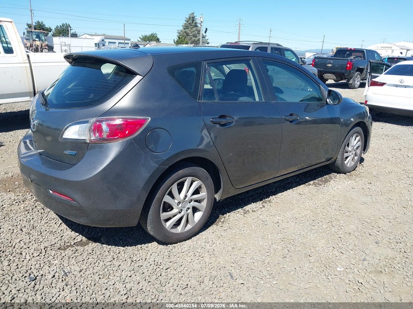 Vin: jm1bl1l83c1571097, lot: 46038523, mazda mazda3 i touring 20124