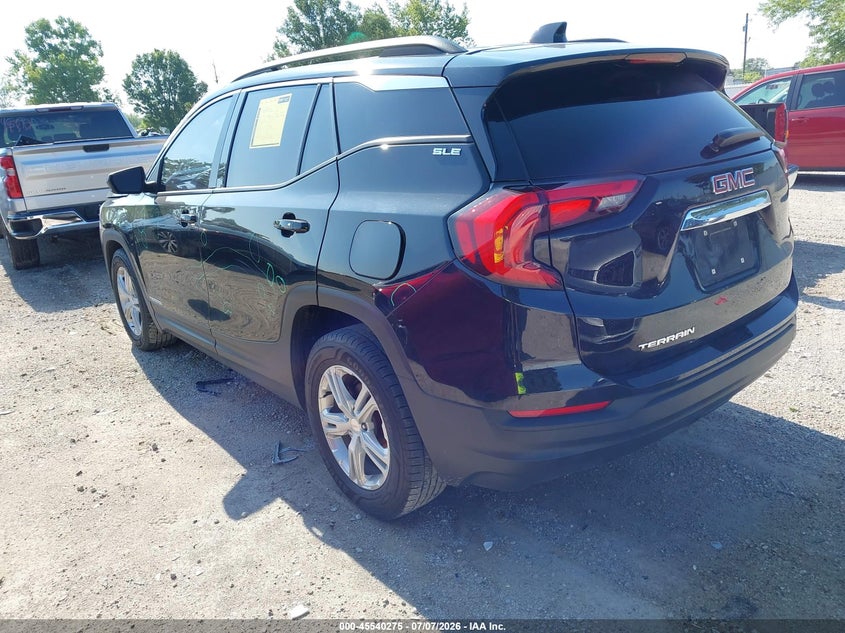 Vin: 3gkalmev0ll124854, lot: 46038544, gmc terrain fwd sle 20203