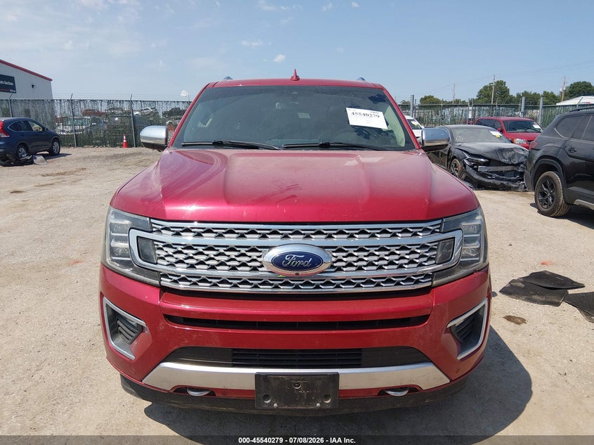 2020 Ford Expedition Platinum Max VIN: 1FMJK1MTXLEA29503 Lot: 45540279