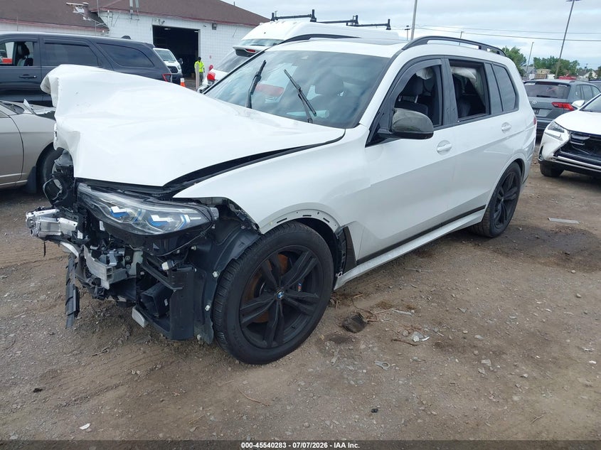 Vin: 5uxcx6c09n9j22185, lot: 46038552, bmw x7 m50i 20222