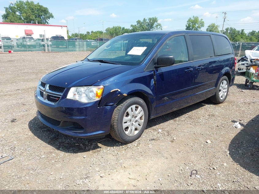 Vin: 2c4rdgbg8er353792, lot: 46038556, dodge grand caravan se 20142