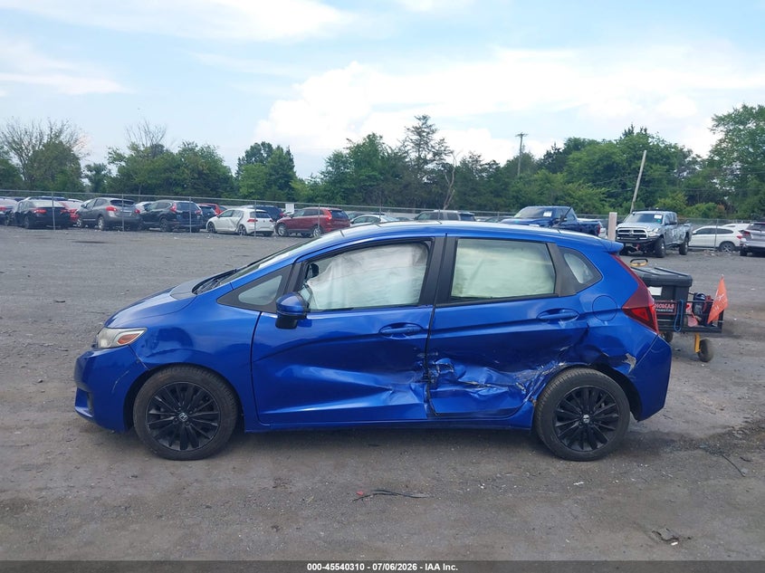 2016 Honda Fit Ex VIN: JHMGK5H73GX039818 Lot: 45540310