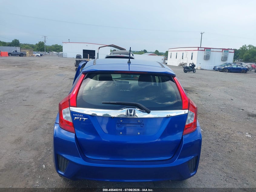 2016 Honda Fit Ex VIN: JHMGK5H73GX039818 Lot: 45540310