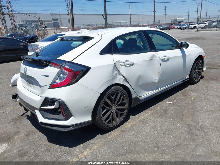2021 HONDA CIVIC auction photo 4