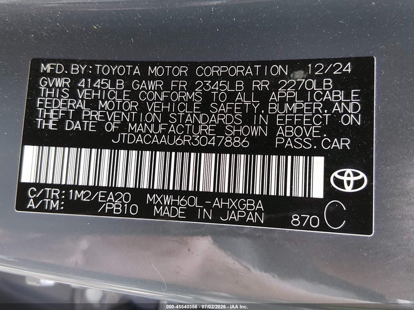 TOYOTA PRIUS - zdjęcie 9