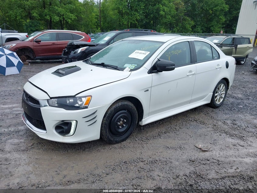 Vin: ja32v2fw8gu002954, lot: 46038629, mitsubishi lancer es/se/sel 20162