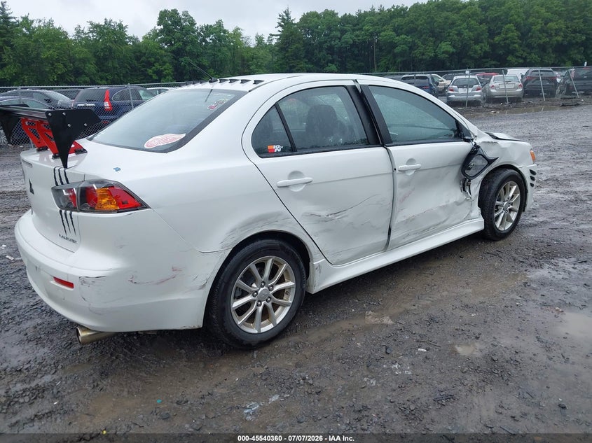 Vin: ja32v2fw8gu002954, lot: 46038629, mitsubishi lancer es/se/sel 20164
