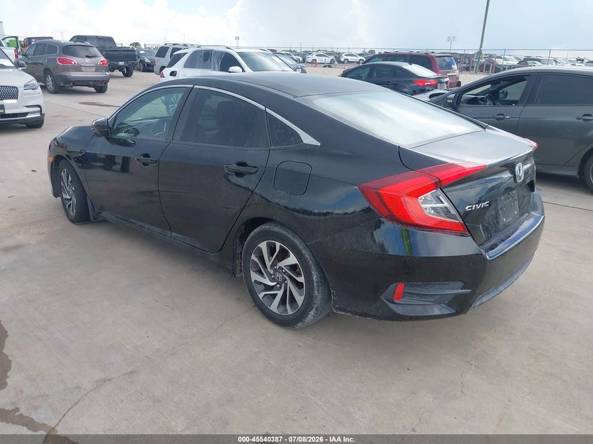 2016 HONDA CIVIC SEDAN 2.0L I-4 DOHC, VVT, 158HP