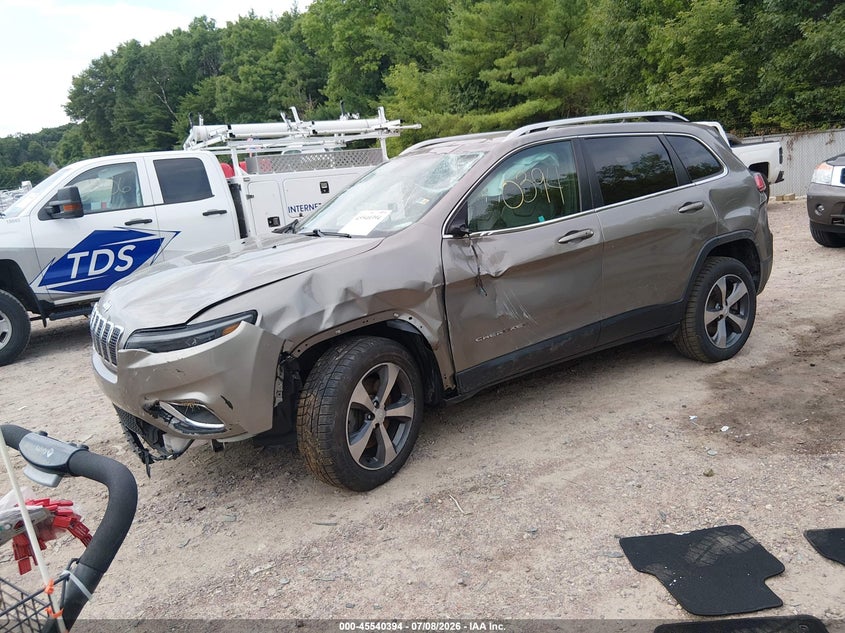 2019 Jeep Cherokee, Крыша, IAAI, VIN 1C4PJMDX2KD178076 — фото 2