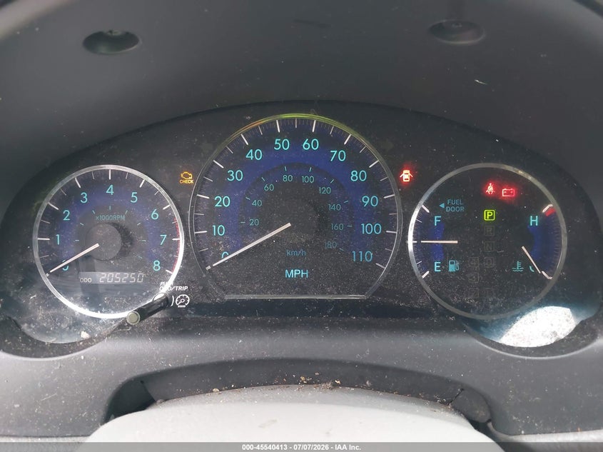 2008 TOYOTA SIENNA auction photo 7