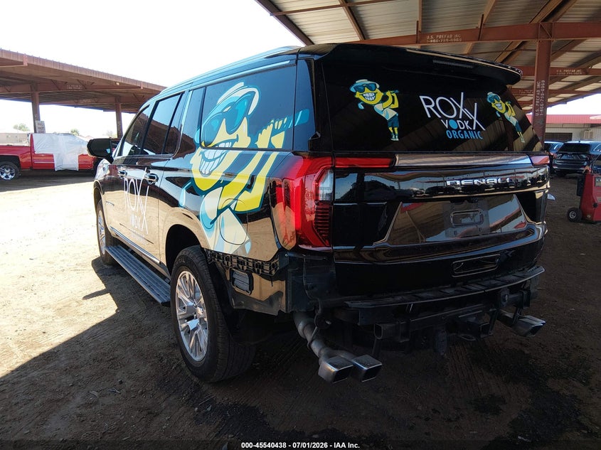 Vin: 1gks2jrl4sr131635, lot: 46038707, gmc yukon xl 4wd denali 20253