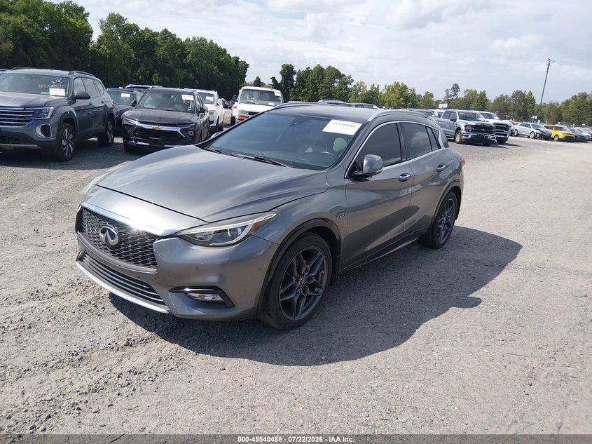 Vin: sjkch5cp2ha023889, lot: 46038757, infiniti qx30 premium 20172