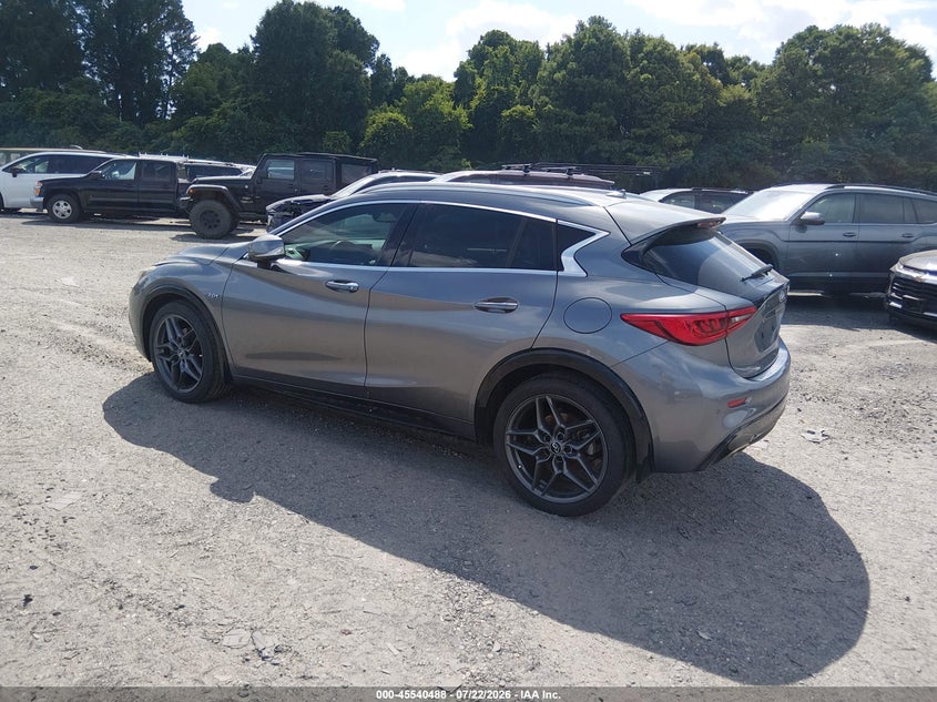 Vin: sjkch5cp2ha023889, lot: 46038757, infiniti qx30 premium 20173