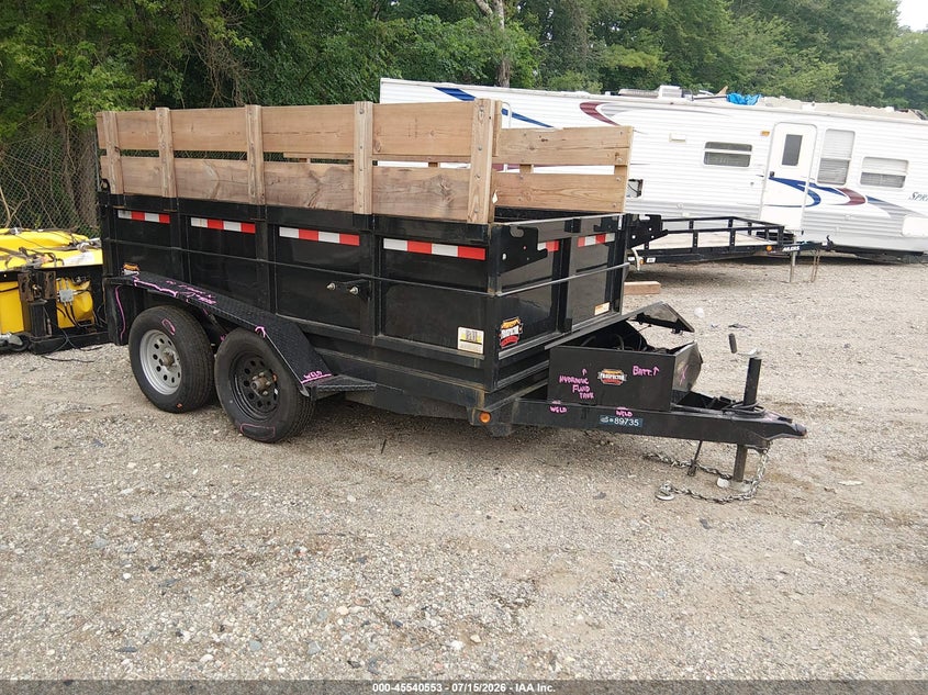 2024 COVERED WAGON DUAL AXLE TRAILER auction photo 1