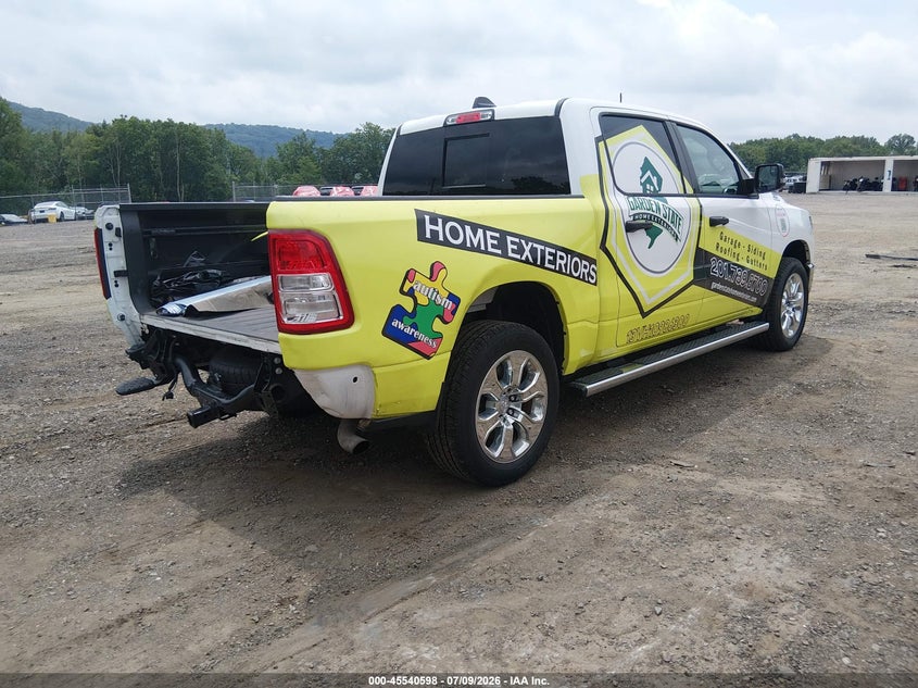 Vin: 1c6rrffg7rn204595, lot: 46038867, ram 1500 big horn  4x4 5'7 box 20244