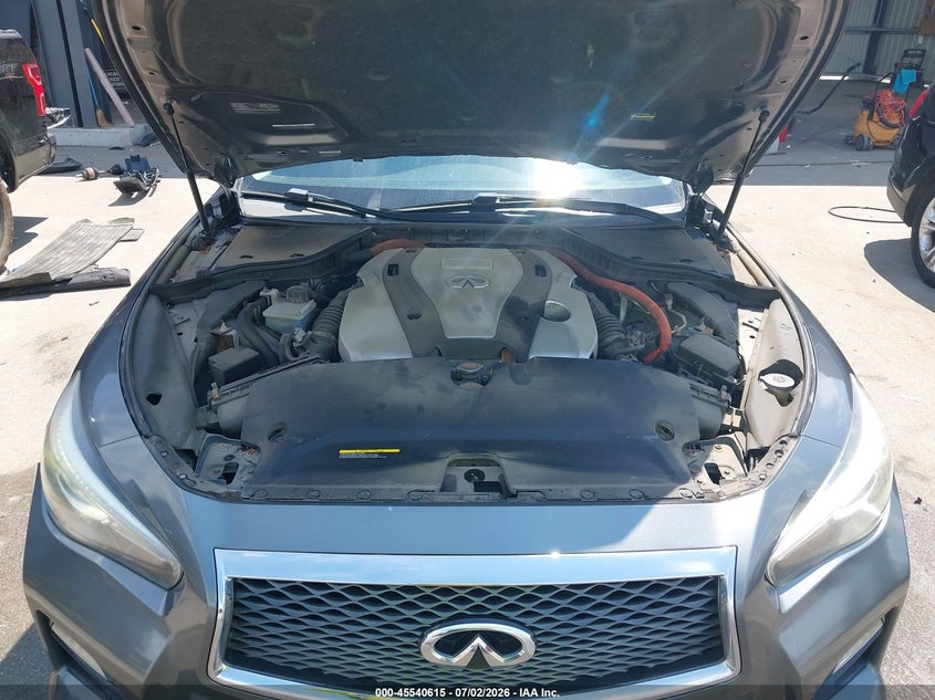 2014 Infiniti Q50 Hybrid Sport VIN: JN1AV7AR3EM702814 Lot: 45540615