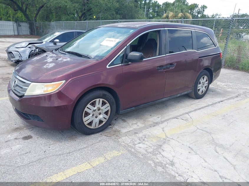2012 Honda Odyssey Lx 5FNRL5H28CB089808 photo 1