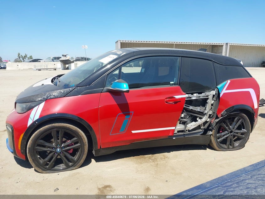 2018 BMW I3S 94Ah W/Range Extender VIN: WBY7Z8C54JVB87274 Lot: 45540678