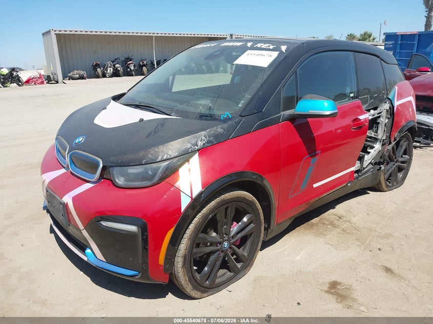 Vin: wby7z8c54jvb87274, lot: 46038947, bmw i3s 94ah w/range extender 20182