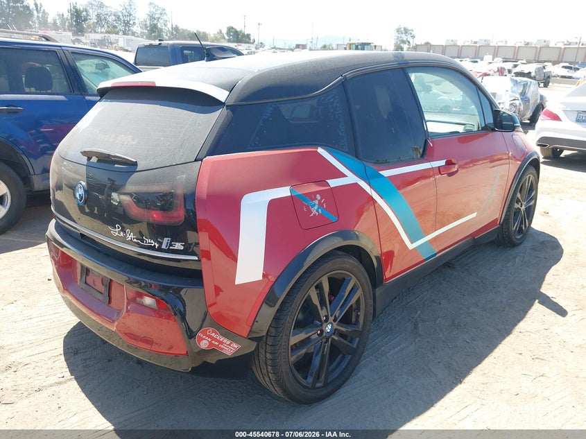 Vin: wby7z8c54jvb87274, lot: 46038947, bmw i3s 94ah w/range extender 20184