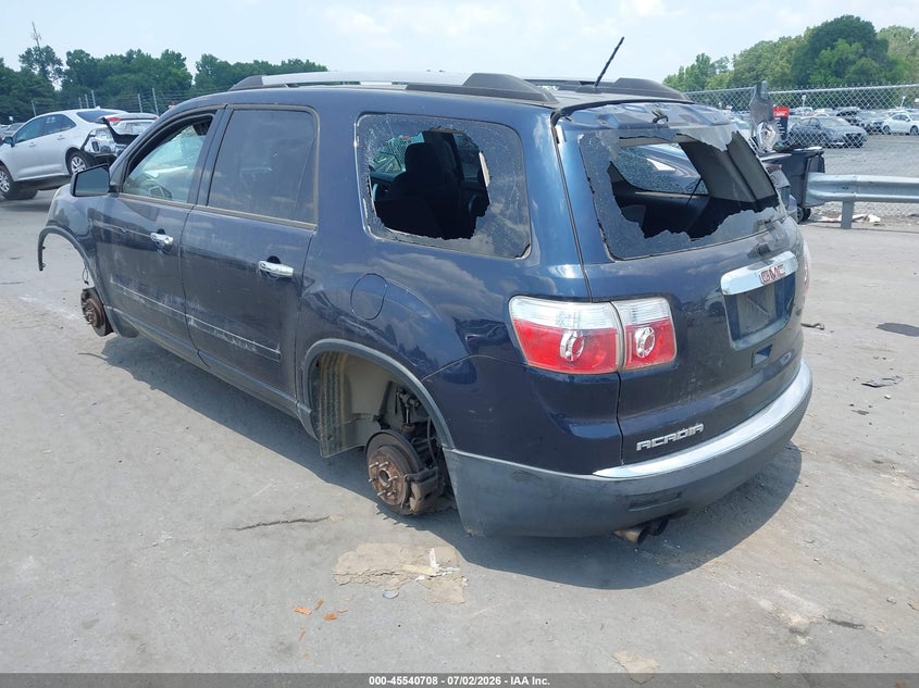 Vin: 1gkkrned3cj173120, lot: 46038977, gmc acadia sl 20123