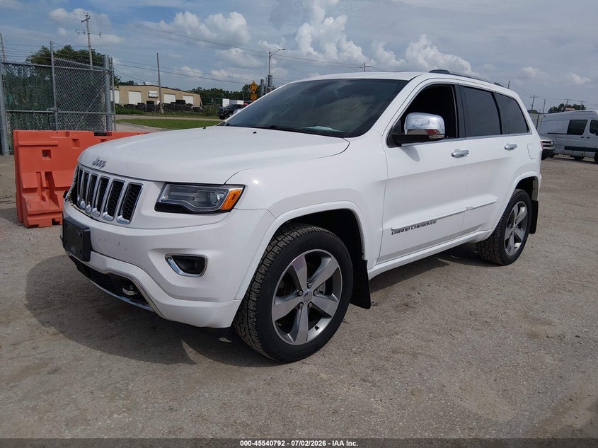 Vin: 1c4rjfct7gc469771, lot: 46039061, jeep grand cherokee overland 20162
