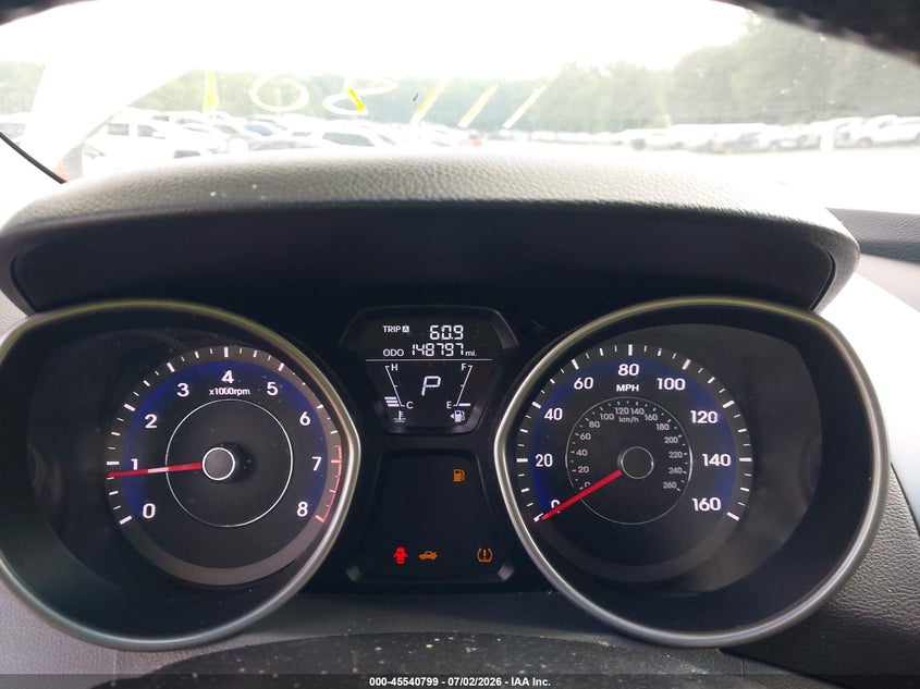 2012 HYUNDAI ELANTRA auction photo 7