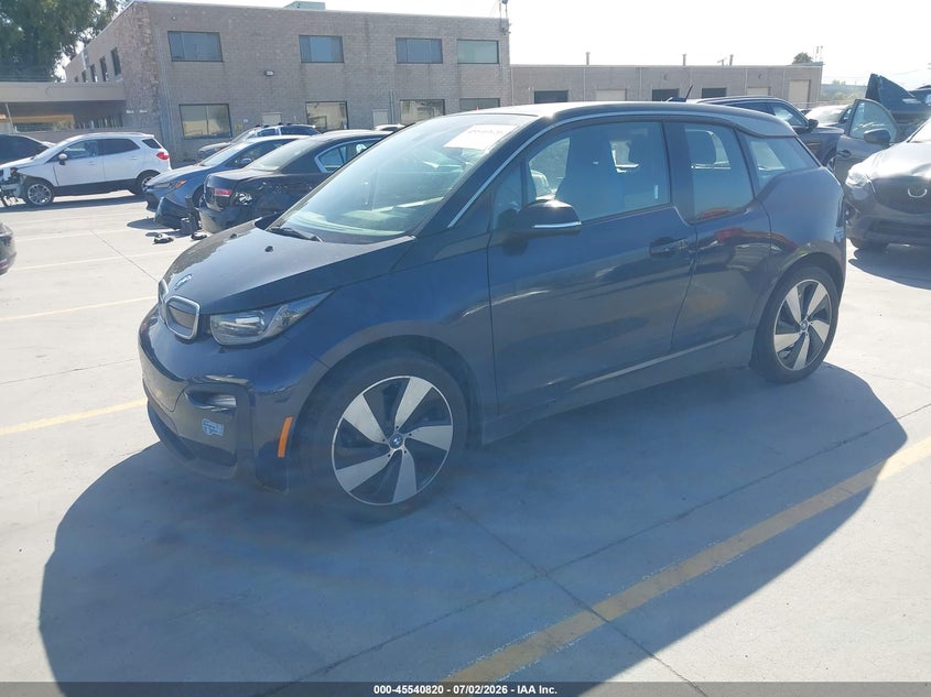 Vin: wby8p4c05l7h11725, lot: 46039089, bmw i3 120ah w/range extender 20202