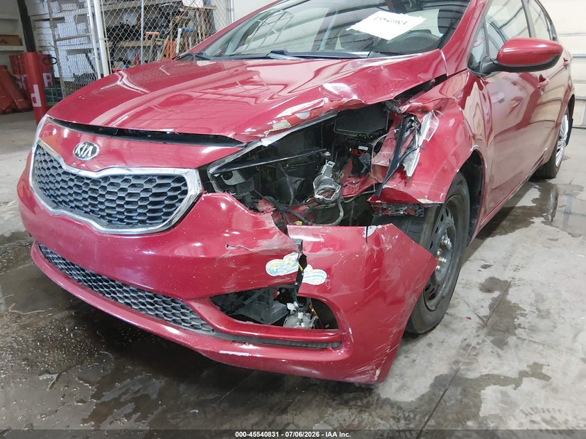 2016 Kia Forte Lx VIN: KNAFK4A60G5458467 Lot: 45540831
