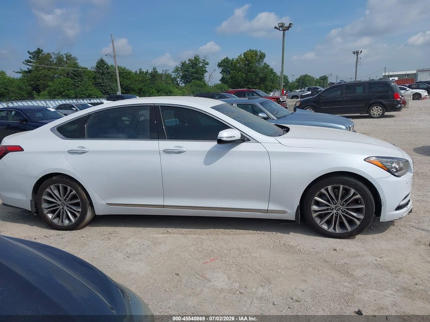 2016 Hyundai Genesis 3.8 VIN: KMHGN4JE7GU133421 Lot: 45540869