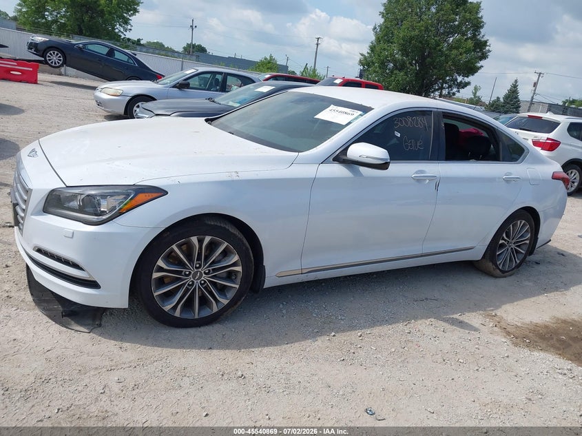2016 Hyundai Genesis 3.8 VIN: KMHGN4JE7GU133421 Lot: 45540869