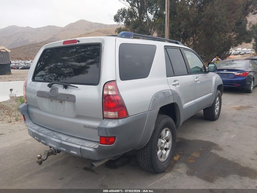 2003 TOYOTA 4RUNNER SPORT UTILITY VEHICLE 4.0L V-6 DOHC, VVT, 245HP