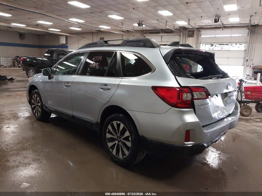 Vin: 4s4bsanc6h3243877, lot: 46039165, subaru outback 2.5i limited 20173