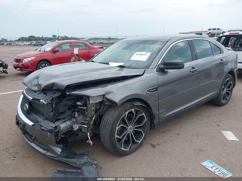 Vin: 1fahp2kt8dg155805, lot: 46039226, ford taurus sho 20132