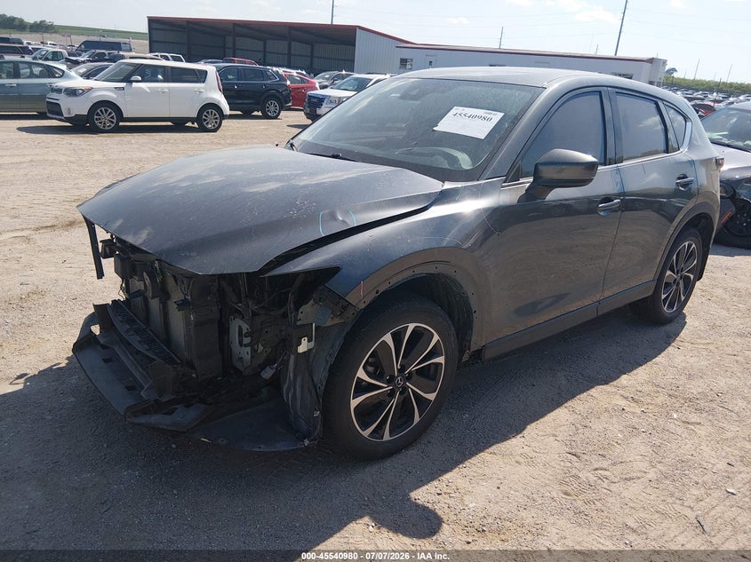 2022 Mazda CX-5, Удар спереди, IAAI, VIN JM3KFBEMXN0539836 — фото 2