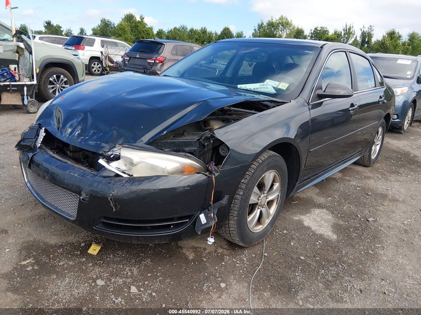 2013 Chevrolet Impala, Front End, IAAI, VIN 2G1WF5E3XD1256268 — photo 2