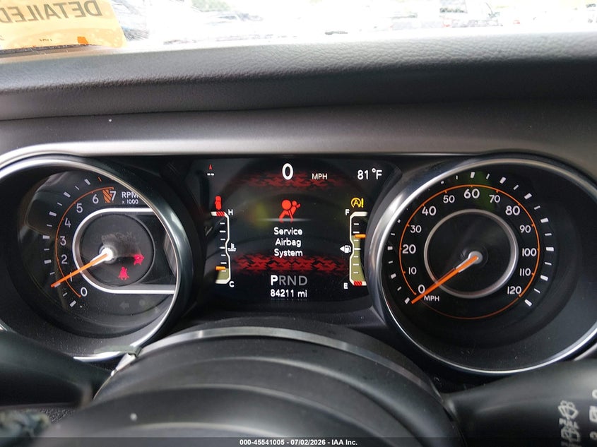 JEEP WRANGLER 2020 VIN 1C4GJXAG4LW203538