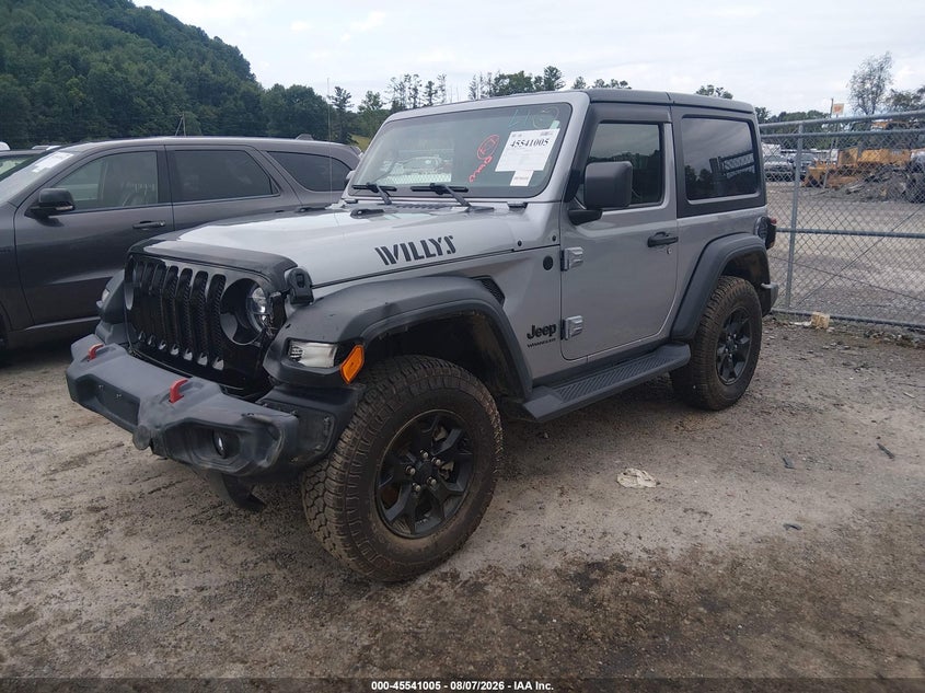 JEEP WRANGLER 2020 VIN 1C4GJXAG4LW203538