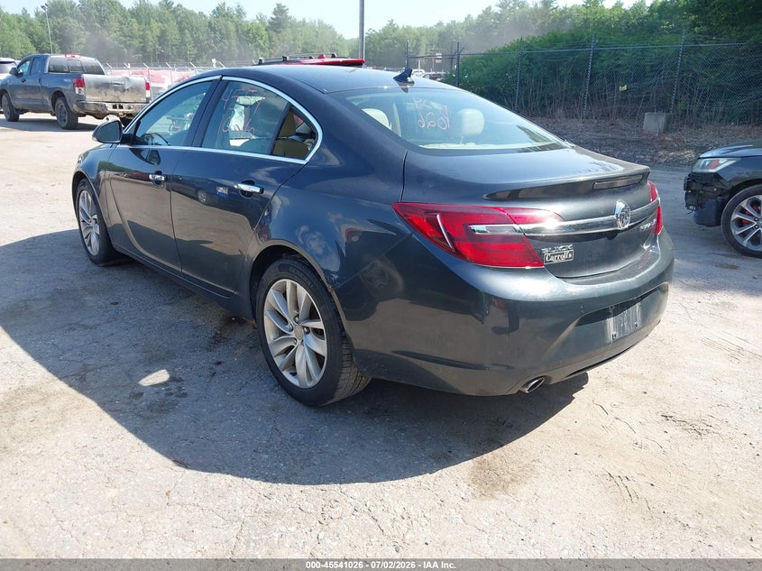 Vin: 2g4gn5ex1e9263481, lot: 46039295, buick regal turbo/e-assist premium i 20143