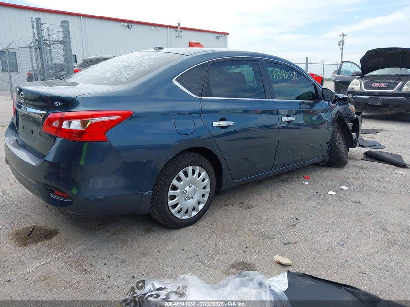 2017 NISSAN SENTRA auction photo 4