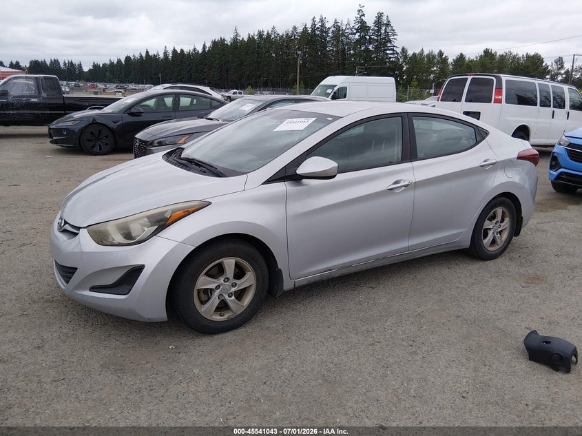 2014 Hyundai Elantra Se KMHDH4AE1EU206936 photo 1