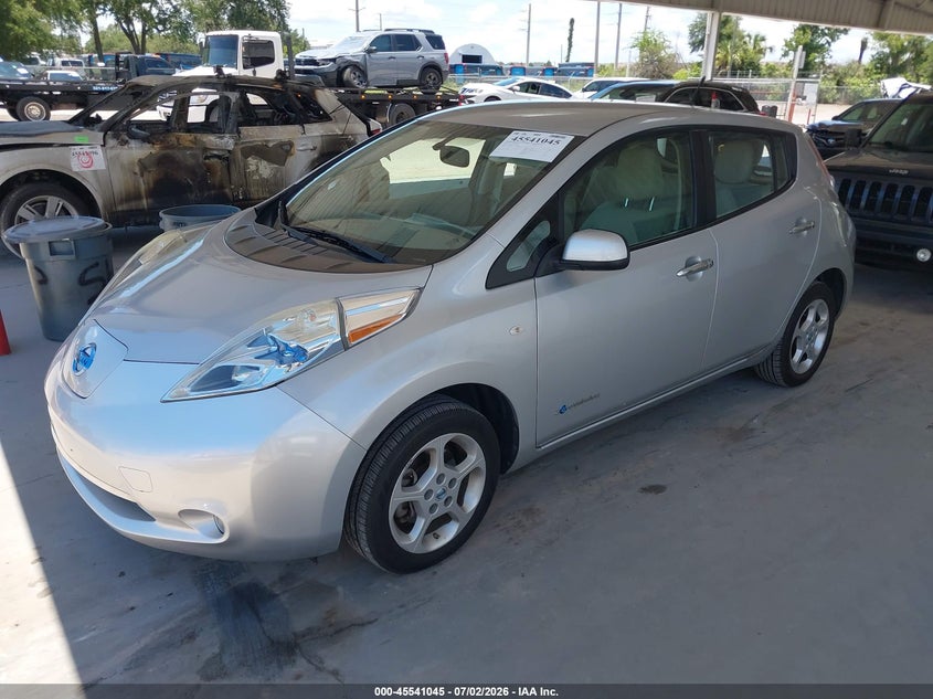 2012 NISSAN LEAF auction photo 2