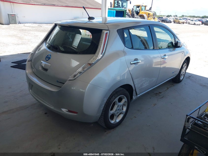 2012 NISSAN LEAF auction photo 4