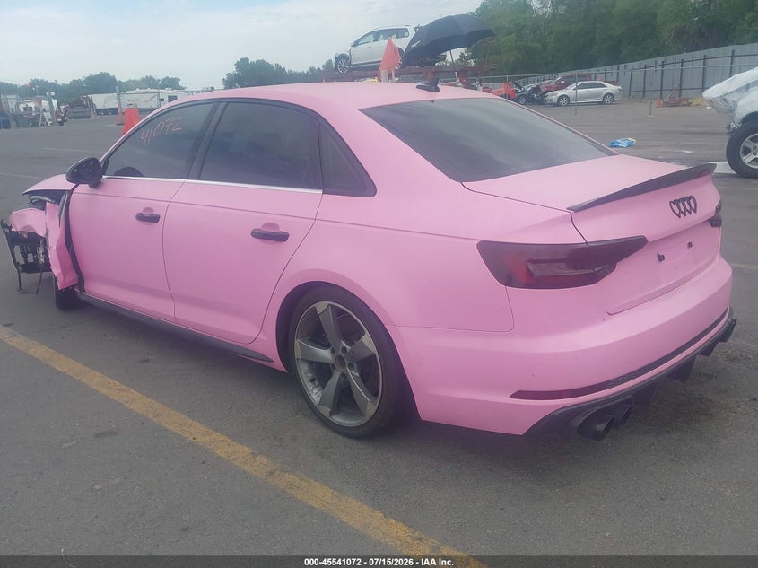 Vin: waub4af49ja013304, lot: 46039341, audi s4 3.0t premium plus 20183