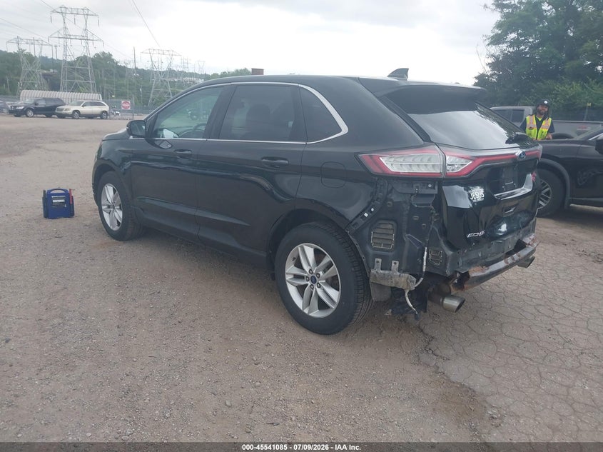 Vin: 2fmtk4j96fbc30902, lot: 46039354, ford edge sel 20153