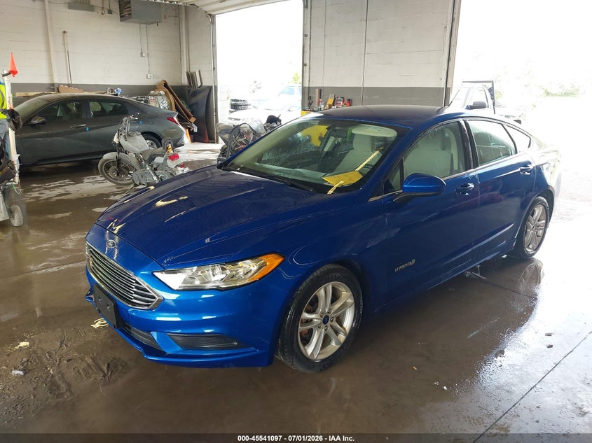2018 Ford Fusion, Звичайний знос, IAAI, VIN 3FA6P0UU6JR122307 — фото 2