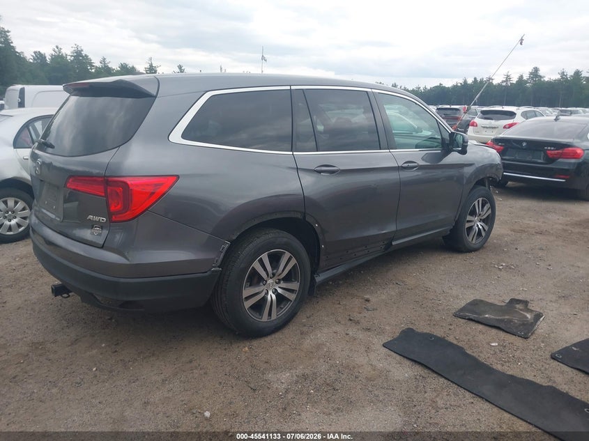 Vin: 5fnyf6h50hb036692, lot: 46039402, honda pilot ex-l 20174