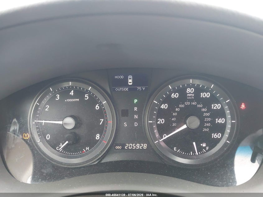 2008 Lexus Es 350 VIN: JTHBJ46G982225016 Lot: 45541139