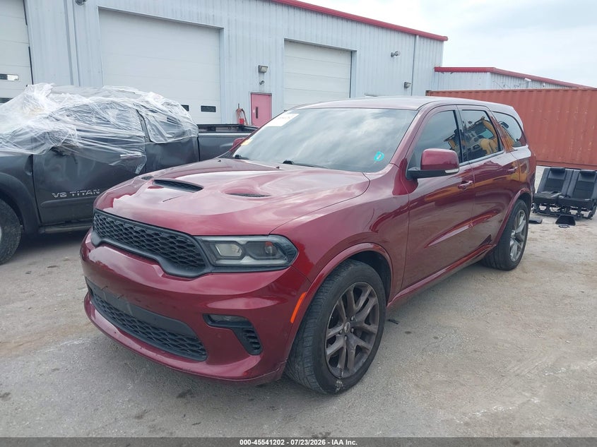 Vin: 1c4sdjct4nc220966, lot: 46039471, dodge durango r/t awd 20222