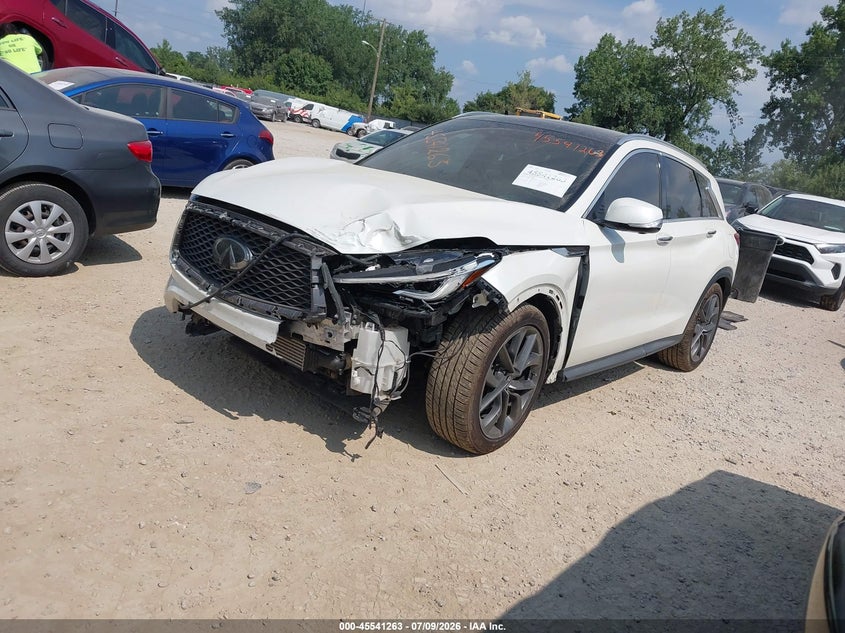 2019 Infiniti QX50, Удар спереду, IAAI, VIN 3PCAJ5M36KF105097 — фото 2